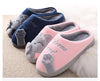 Women Cat Non-slip Winter Cat House Slippers