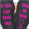 IF YOU CAN READ THIS women funny socks