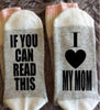 IF YOU CAN READ THIS women funny socks