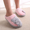 Women Cat Non-slip Winter Cat House Slippers