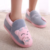 Women Cat Non-slip Winter Cat House Slippers