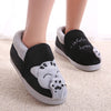 Women Cat Non-slip Winter Cat House Slippers